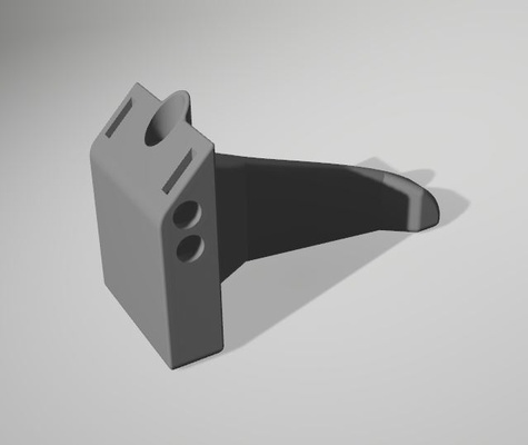 verlängert fluss stil klammer airsoft spiel lager we technik 3d print model - Mito3D
