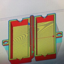 extensión cable bisagras bloquear caja 3d print model - Mito3D