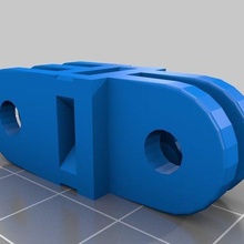 extensão derramar suporte gopro honda vespa 600 personalizado Câmera 3d print model - Mito3D