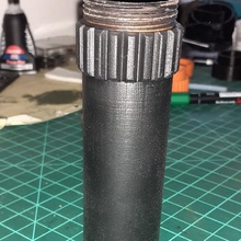 tubo de extensão 115 mm bateria ares ameba am-016 jogo airsoft 3d print model - Mito3D