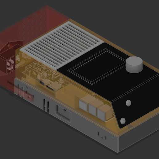 external electronics box ender-3 pro gadget 3d printer parts ender 3 enclosure 3D print model - Mito3D