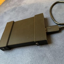 external hard drive replacement case 3d print model - Mito3D