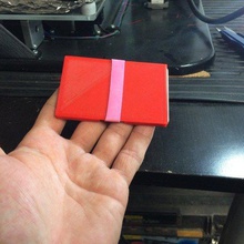 extra sottile portafoglio moda accessori money clip minimalista carta di credito 3d print model - Mito3D