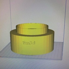 extractor adapter 150mm-110mm campaign 3d print model - Mito3D
