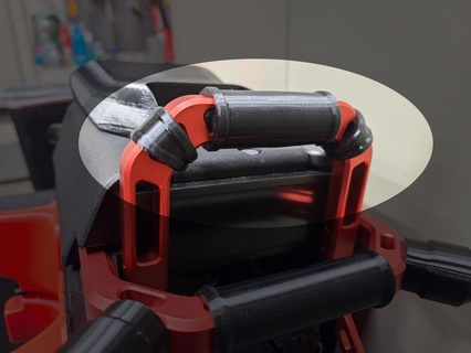 estremo Toro comandante mini gt superiore afferrare maniglia paraurti 3d print model - Mito3D