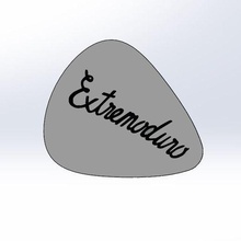 extremoduro plectrum tool guitar accessory 3d print model - Mito3D