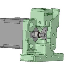 extruder 175mm 3d-Modulares Systeme tool direkt bowden 3d print model - Mito3D