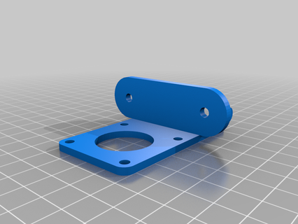 extruder bracket thinner Tools 3d_printer_parts 3d print model - Mito3D