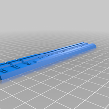 Extruder Kalibrierung Lineal Werkzeug fdm Filament Düse 3d Drucker Zubehör 3d print model - Mito3D