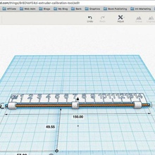 extruder calibration tool measurement filament 3d printing 3d print model - Mito3D