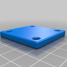 extruder cover plate 3d print model - Mito3D