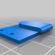 extruder hole cover udelta rework tool 3d printer accessories 3d print model - Mito3D