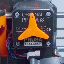 extrusora rotación visualizador prusa i3 mk2 mk3 mk3s indicador 3d print model - Mito3D