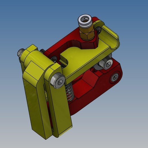 extrudeuse munie d'un tendeur filament ender 5 levier creality amélioration 3D print model - Mito3D