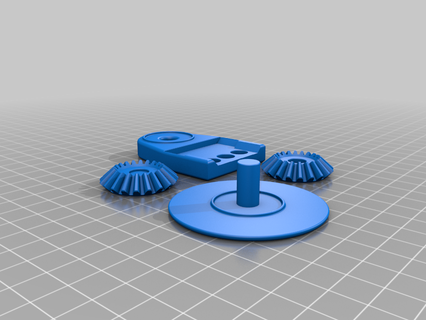 Extruder Visualizer Drehscheibe Werkzeuge Fase Getriebe Magnet Gehrung 3d Drucker Zubehör 3d print model - Mito3D