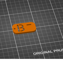eychain - oard lood ype b- gadget 3d print model - Mito3D