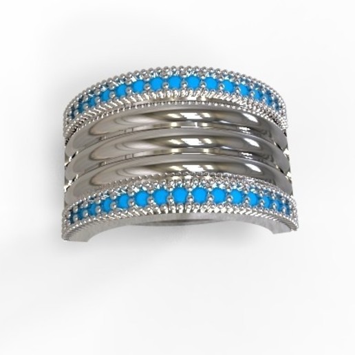 ojo tornillo joyería colgantes anillos accesorios stl conjunto anillo 3D print model - Mito3D