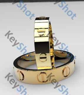 olho parafusos anel 3d print model - Mito3D