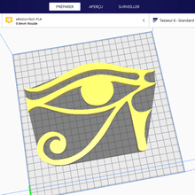 olho Horus decoração 3d print model - Mito3D