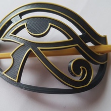 eye horus boche hair stick egypt key of life chignon pins 3d print model - Mito3D