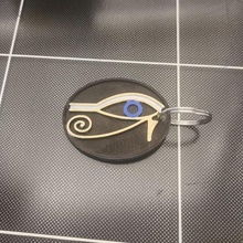 occhio horus chiave squillare gadget catena egiziano regalo 3d print model - Mito3D