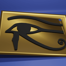 eye horus jewelry re ra egypt key 3d print model - Mito3D