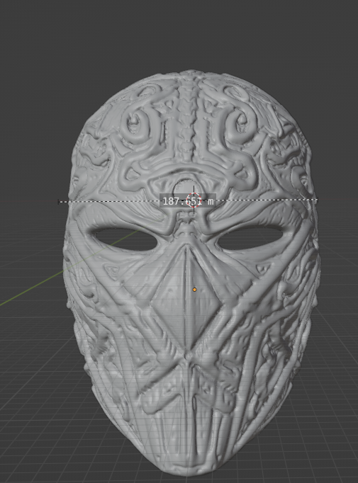 eye odin viking mask cosplay renaissance festival spirit warrior berserker stl 3d creature 3D print model - Mito3D