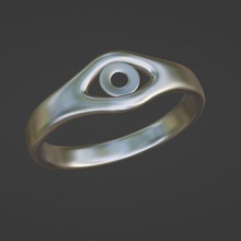 eye ring 3d print model - Mito3D