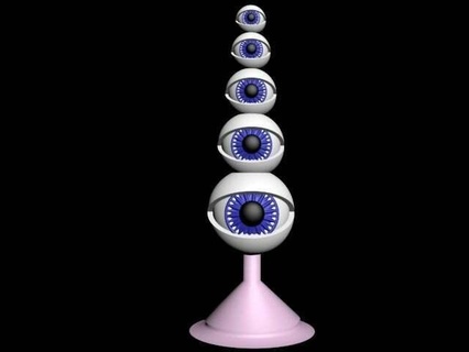 eyes sculptures 3d print model - Mito3D
