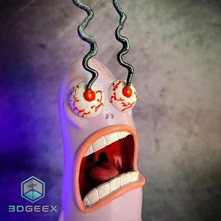 ojos Arte Bob Esponja memes pez gracioso Fred calamardo Rey Neptuno 3d print model - Mito3D