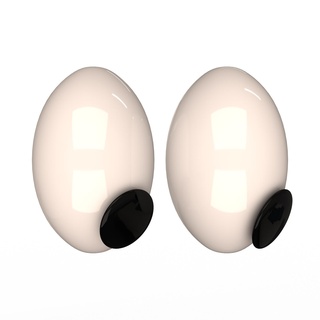 eyes emoji icon symbol sign cartoon pair glance look 3ds max 3d model 3d print model - Mito3D