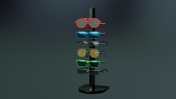 eyewear 3d model collection spectacles sunglasses clothing eyeglasses glasses eyeglass spectacle character fashion accessory optical sunglass blender 3d print model - Mito3D