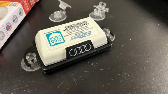 ez geçmek Kulp destek emme bardak Audi logo çeşitli Ezpass 3d print model - Mito3D