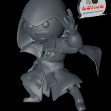 ezio auditores - chibi jogo assassins creed revisor oficial de contas coleção brinquedo figura proa 3d print model - Mito3D
