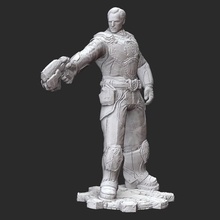 Ezra loomis engrenages guerre 3d modèle stl fichier impression Jeu criquet dent figure figurine miniature statue personnage 3d print model - Mito3D