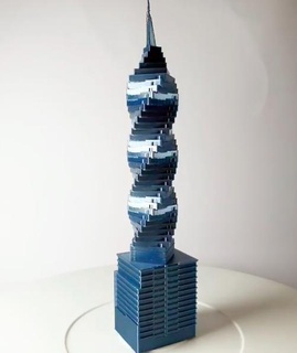Turm Panama Amerika Architektur Gebäude Stadt berühmt Monument zentral Wahrzeichen Wolkenkratzer Miniwelt Tornillo 3d print model - Mito3D