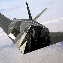 f-117a nighthawk stealth fighter aircraft 3d print model - Mito3D
