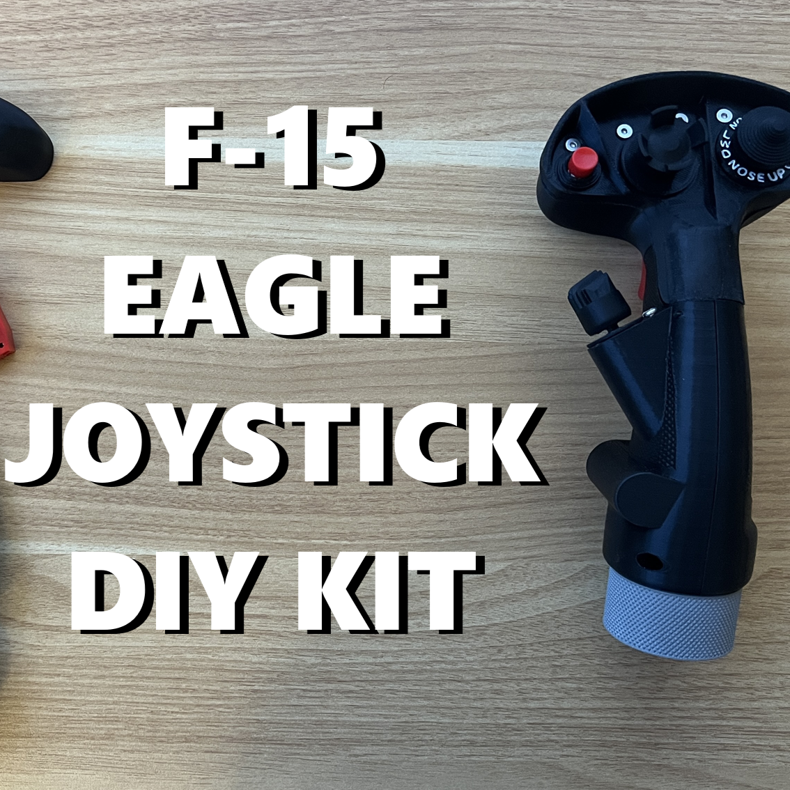 f-15 eagle joystick grip 3D print model - Mito3D