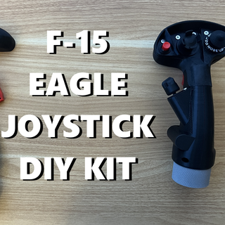 f-15 eagle joystick grip 3d print model - Mito3D
