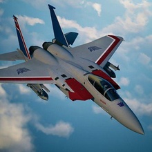 f-15 fighter jet starscream 3d print model - Mito3D