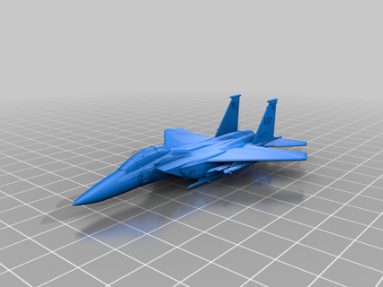 f-15sg strike eagle 428fs air-to-air loadout 1 200th scale aircraft f-15 f-15e f15 fighter jet military model singapore vehicles 3d print model - Mito3D