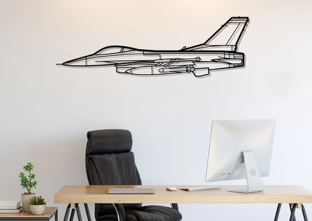 f-16 falcon f16 airplane 3d print model - Mito3D