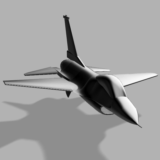 f 16 dövüşçü uçak oyun bombacı f16 3D print model - Mito3D