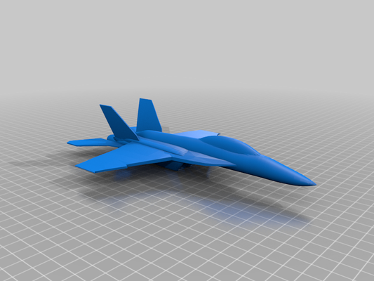 f-18 hornet fighter jet tools aiplane fly flying fun 3d printing 3d print model - Mito3D