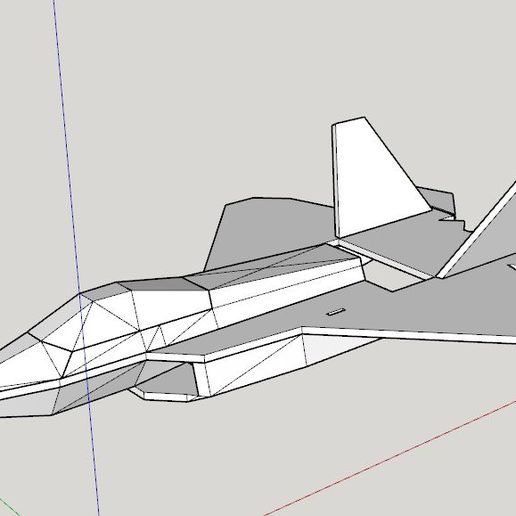 f 22 modelismo modelado avión aeronave 3D print model - Mito3D