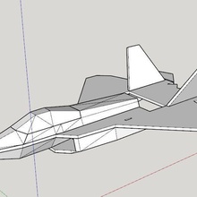 f 22 modelismo modelado avión aeronave 3d print model - Mito3D