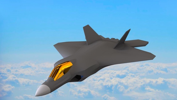 f-22 raptor aerospace model replica 3d print model - Mito3D
