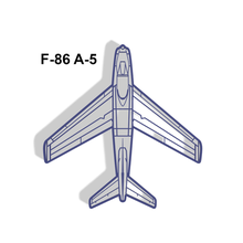 f-86 a-5 sabre wall art plane f86 korea ww2 aviation usa airforce navy fighter jet decoration 3d print model - Mito3D