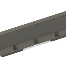 f shape nivel 3 hormigón barrera 1 escala arquitectura 3d print model - Mito3D