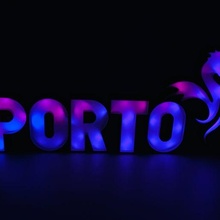 fcporto lamp porto futebol logo 3d print model - Mito3D